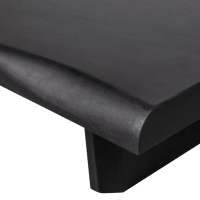 Cali salontafel 120 cm mangohout zwart van het woonmerk Woood