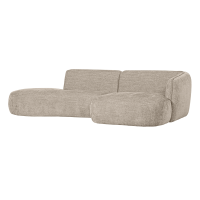 Polly chaise longue stof rechts van het woonmerk Woood