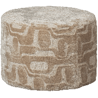 Yago poef viscose - naturel