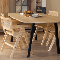 Tablo onderstel A-poot metaal zwart (1 stuks) van het woonmerk Woood