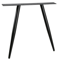 Tablo 2-standen poot conisch metaal zwart (1 stuks) van het woonmerk Woood