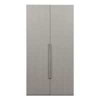 Rens 2-deurs wandkast 110 cm notenhout kiezelgrijs van het woonmerk Woood