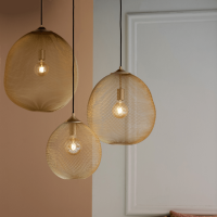 Moroc hanglamp Ø40x45 cm metaal goud van het woonmerk Light&Living