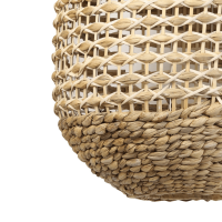 Tripoli hanglamp Ø42x47cm rotan naturel/wit van het woonmerk Light & Living