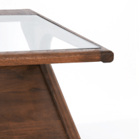 Yuki salontafel 112x70x41 cm hout/glas van het woonmerk Light&Living