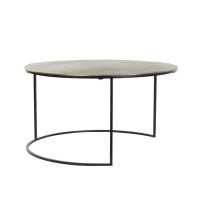 Primo salontafel set van 2 antiek brons/mat zwart van het woonmerk Light&Living