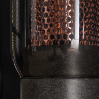 Wrexham tafellamp 50 cm staal smoke