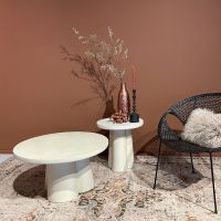 Sandy bijzettafel 80 cm - beige