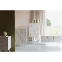 Beau wandkast laag - beige