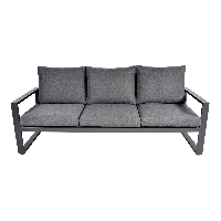 Loungebank Pina Colada nuance 209x80 cm - grijs