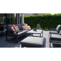 Loungetafel Tormenta 130x75 cm - antraciet