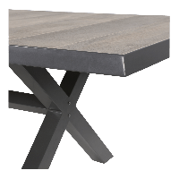 Tuintafel Castilla nuance met kruispoot 243x103 cm - bruin