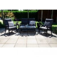 Loungebank Ohio 2-pers - grijs