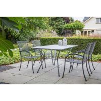 Tuintafel Nordic 145x90 cm - grijs