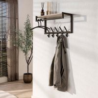 Fraaai Felice kapstok 2x5 haken - bruin