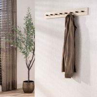 Bruno kapstok 8 haken keramiek - beige