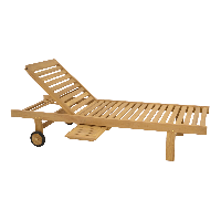 Ligbed teak - naturel