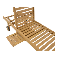 Ligbed teak - naturel