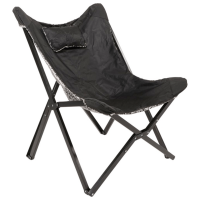 Aztec vlinderstoel zwart/wit