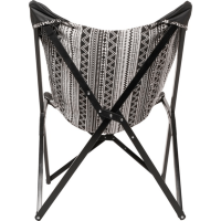Aztec vlinderstoel zwart/wit