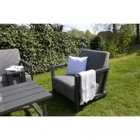 Loungestoel Verona - antraciet