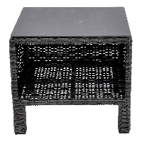 Bijzettafel Soho Forte open 50x50 cm - antraciet