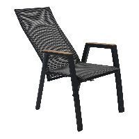 Standenstoel Amir teak nuance - antraciet