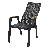 Standenstoel Amir teak nuance - antraciet