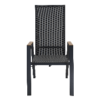 Standenstoel Amir teak nuance - antraciet