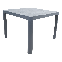 Tuintafel castilla onbonte 100x100 cm - lichtgrijs