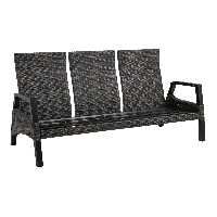 Loungebank Treviso Forte - antraciet