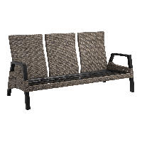 Loungebank Treviso Brick - grijs