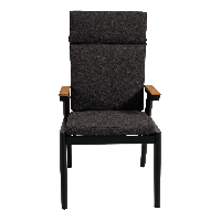 Tuinstoel Florence Alu - zwart