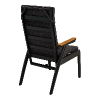 Tuinstoel Florence Alu - zwart