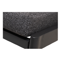 Loungebank Florence Alu - antraciet