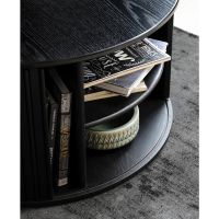 Nordic Home Denzel ronde salontafel - ø85 cm - zwart