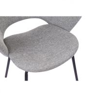 Nordic Home Nanette eetkamerstoel - grijs