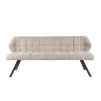 Ramon eetkamerbank - 180 cm - boucle - zand