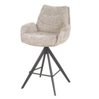 Fraaai Zac barstoel lounge - Hoven zand | Showroommodel