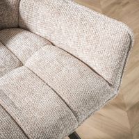 Fraaai Zac barstoel lounge - Hoven zand | Showroommodel