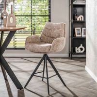Fraaai Zac barstoel lounge - Hoven zand | Showroommodel