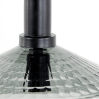 Delilo hanglamp Ø28 cm glas smoke grijs van het woonmerk Light & Living