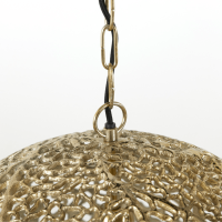 Sinula hanglamp Ø45x42 cm goud van het woonmerk Light & Living