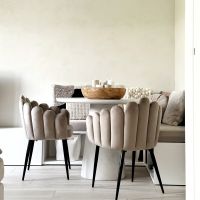 Flower eetkamerstoel velvet