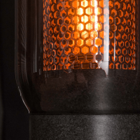 Wrexham tafellamp 50 cm staal smoke