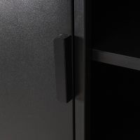 Luff hoge kast 80x40x190 cm zwart