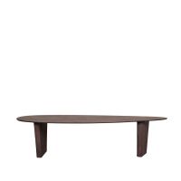 Wow eettafel mangohout 300x130 cm - espresso