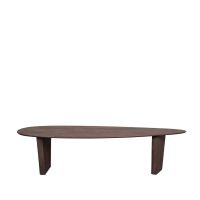 Wow eettafel mangohout 300x130 cm - espresso
