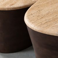 Ravi salontafel mangohout 110x80x32 cm - espresso