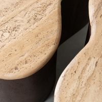 Davi bijzettafel espresso mangohout - 40 cm